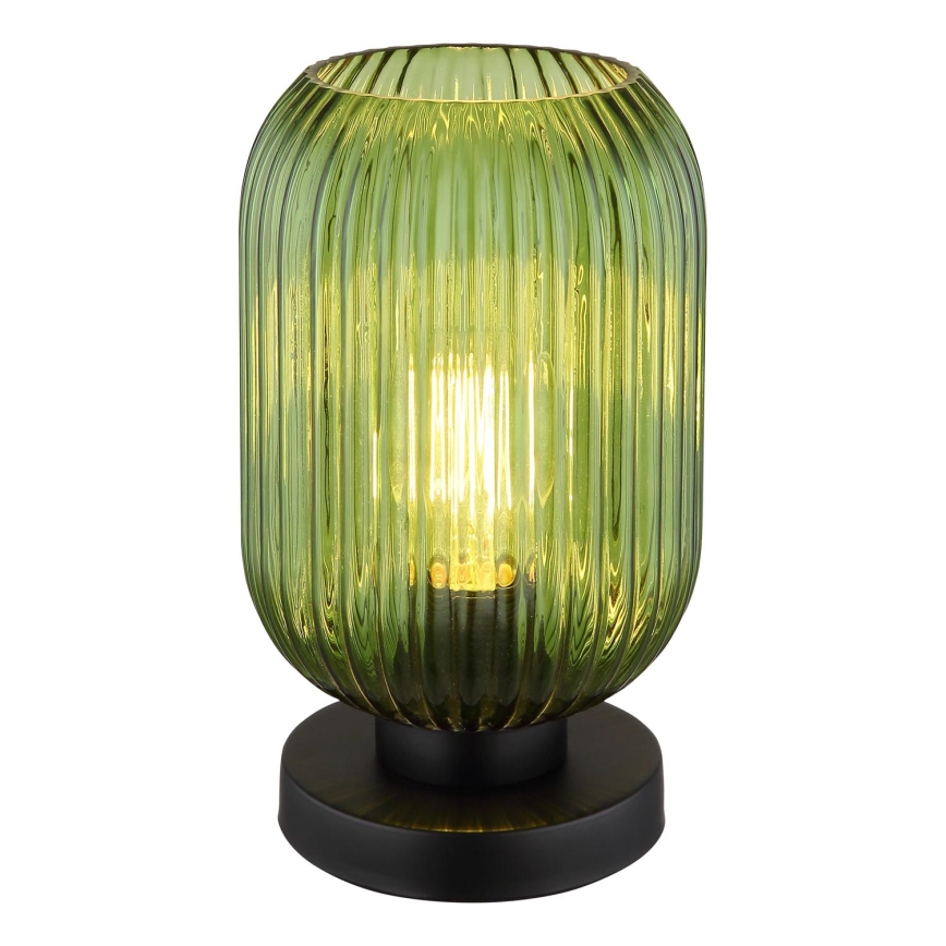 Globo - Table lamp 1xE27/40W/230V green