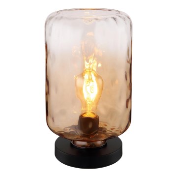 Globo - Table lamp 1xE27/60W/230V brown