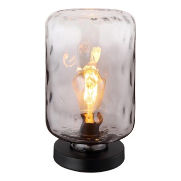 Globo - Table lamp 1xE27/60W/230V grey