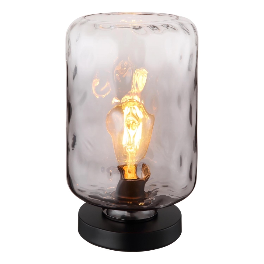 Globo - Table lamp 1xE27/60W/230V grey