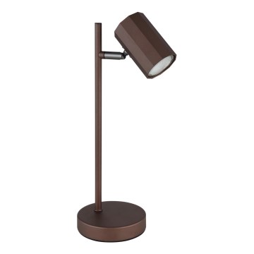 Globo - Table lamp 1xGU10/5W/230V brown