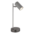 Globo - Table lamp 1xGU10/5W/230V grey/anthracite