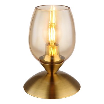 Globo - Table touch lamp 1xE14/25W/230V brass