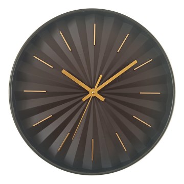 Globo - Wall Clock Ø 30.5 cm, 1×AA, Black