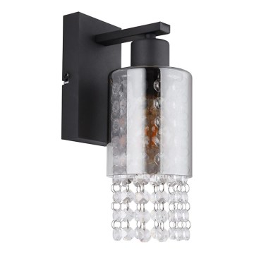 Globo - Wall lamp 1xE27/40W/230V black