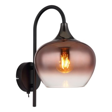 Globo - Wall lamp 1xE27/40W/230V copper