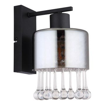 Globo - Wall lamp 1xE27/60W/230V black