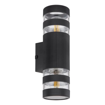 Globo - Wall light 2xE27/10W/230V black