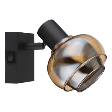 Globo - Wall-Mounted Spotlight 1xE14/40W/230V, Black