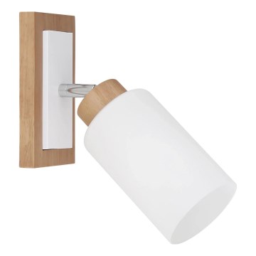 Globo - Wall-mounted spotlight 1xE27/60W/230V beige/white