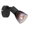 Globo - Wall spotlight 1xE14/25W/230V black