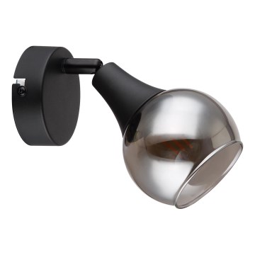 Globo - Wall spotlight 1xE14/40W/230V black