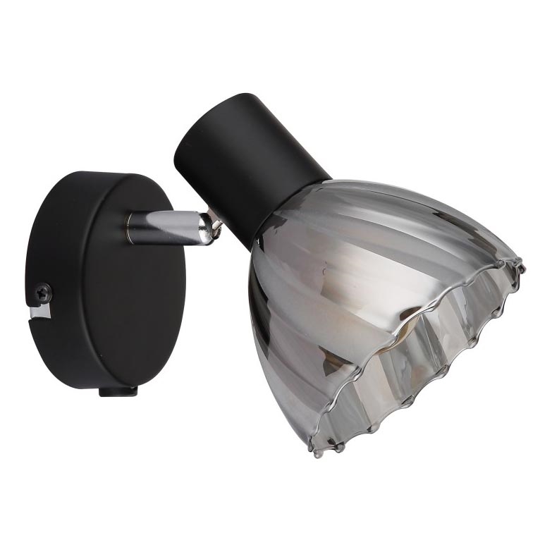 Globo - Wall spotlight 1xE14/40W/230V black