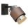 Globo - Wall spotlight 1xE27/40W/230V black/bronze