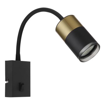 Globo - Wall spotlight 1xGU10/25W/230V black/gold