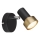 Globo - Wall spotlight 1xGU10/25W/230V black/gold