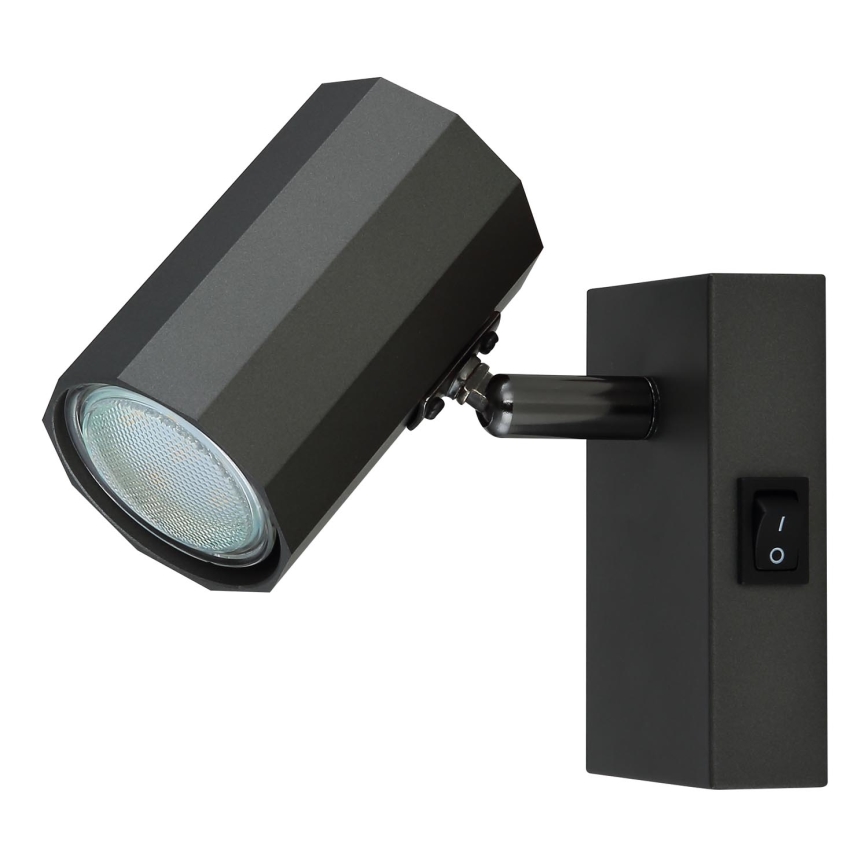 Globo - Wall spotlight 1xGU10/25W/230V black
