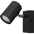 Globo - Wall spotlight 1xGU10/25W/230V black