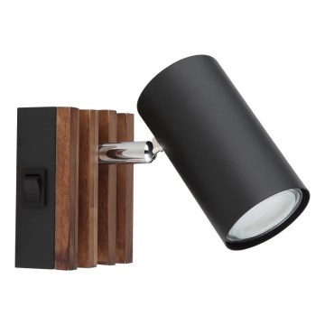 Globo - Wall spotlight 1xGU10/25W/230V black