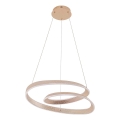 GLOW Cable-Suspended LED Chandelier, 75W, 230V, 4000K, Ø 60 cm, Gold