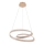 GLOW Cable-Suspended LED Chandelier, 75W, 230V, 4000K, Ø 60 cm, Gold