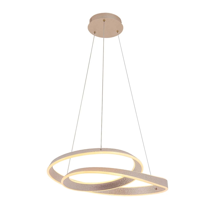 GLOW Cable-Suspended LED Chandelier, 75W, 230V, 4000K, Ø 60 cm, Gold