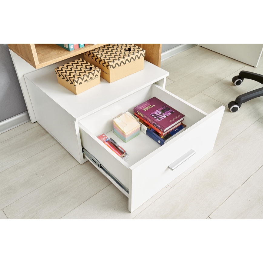 GORA Writing Desk Oak/White