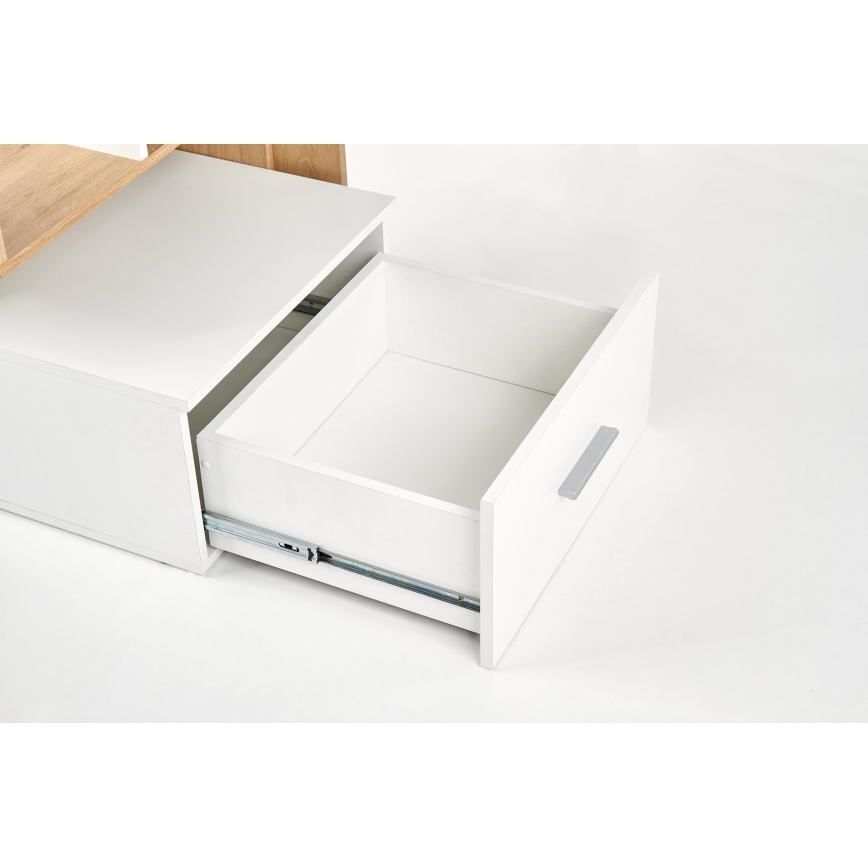 GORA Writing Desk, Oak/White