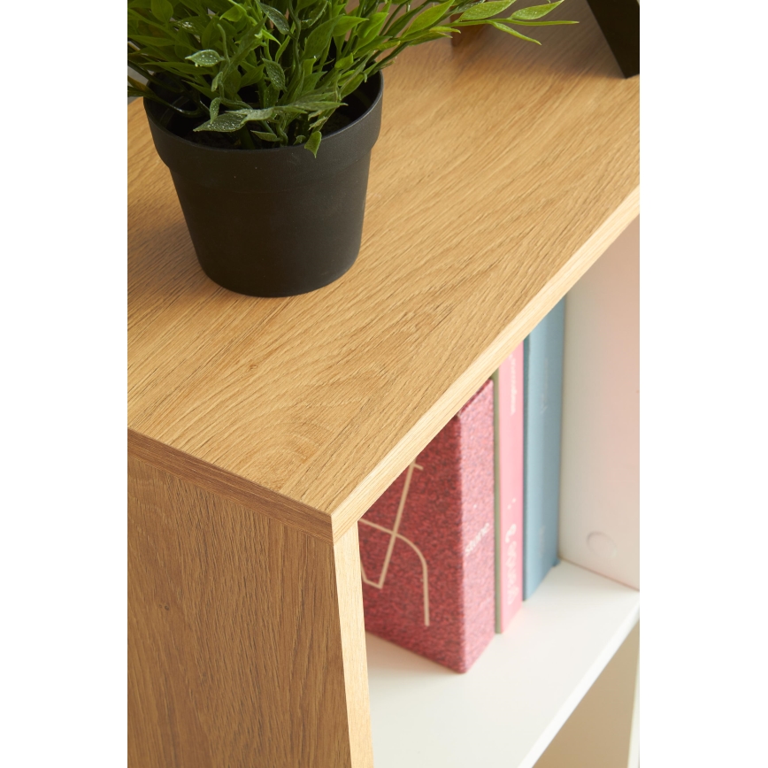 GORA Writing Desk, Oak/White