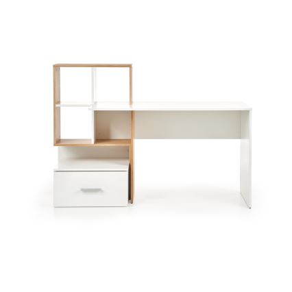 GORA Writing Desk, Oak/White