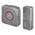 GoSmart 230V Plug-in Wireless Doorbell + 1xCR2032 Gray Wi-Fi