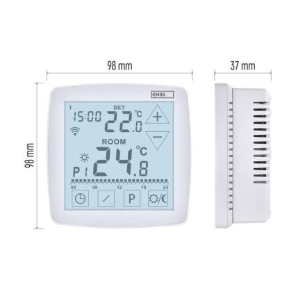 GoSmart Digital Wi-Fi Thermostat 230V/16A
