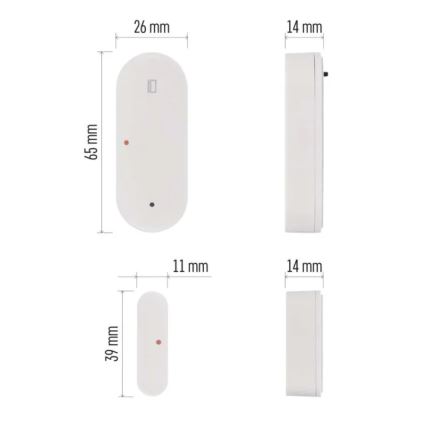 GoSmart Smart Door Sensor 1xCR2032