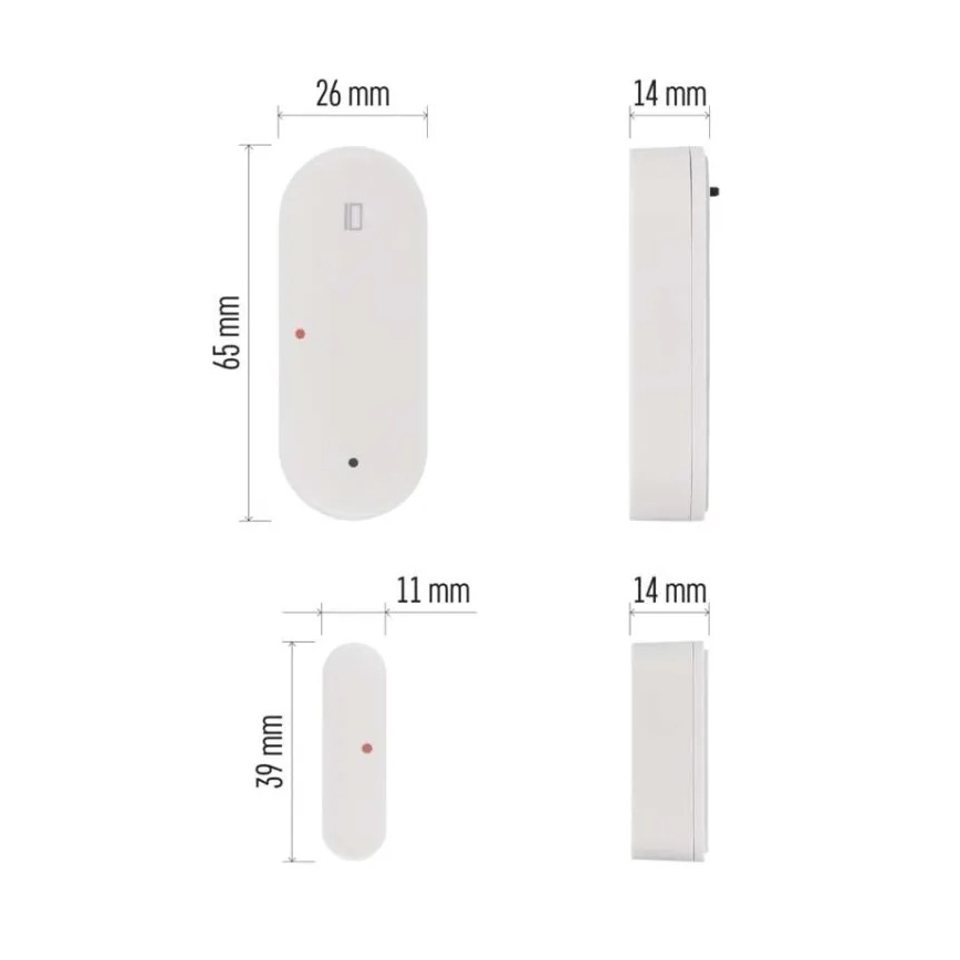 GoSmart Smart Door Sensor 1xCR2032