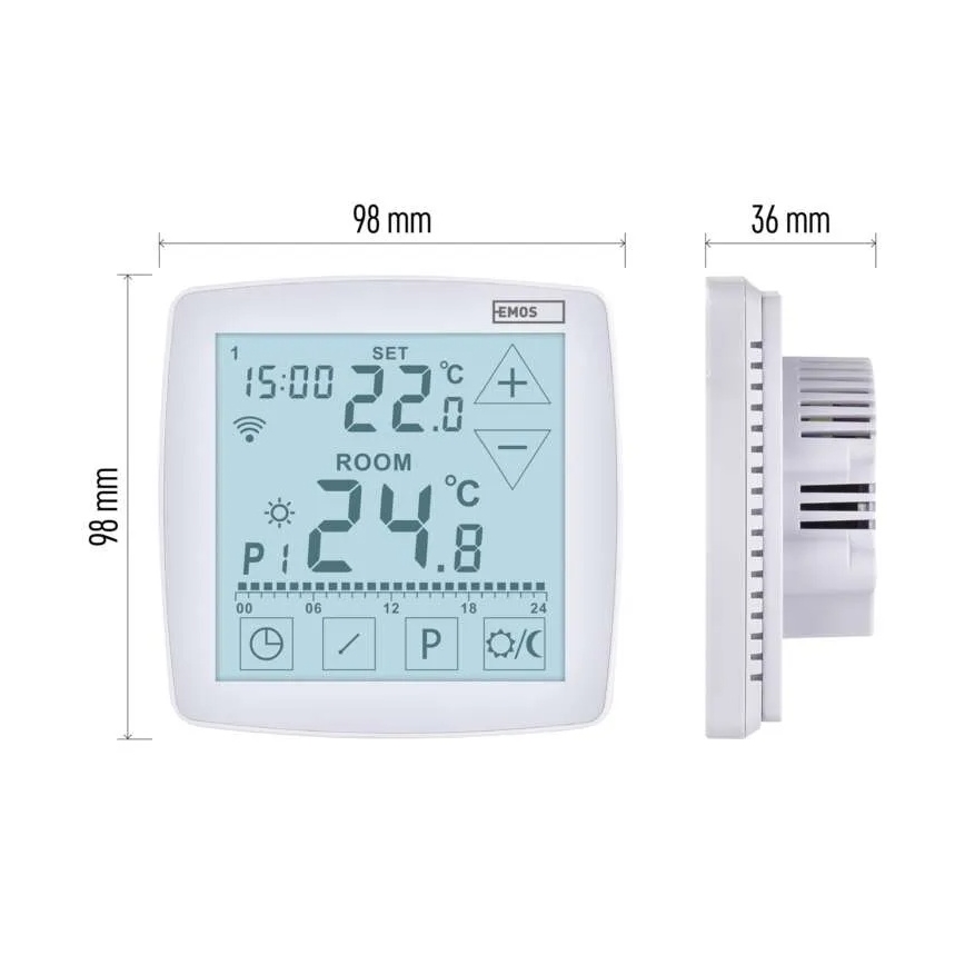 GoSmart Wireless Digital Thermostat 230V/16A Wi-Fi Tuya