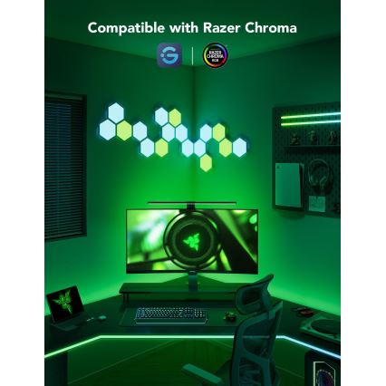 Govee - Dreamview G1 Smart LED RGBIC monitor lighting 27-34" Wi-Fi