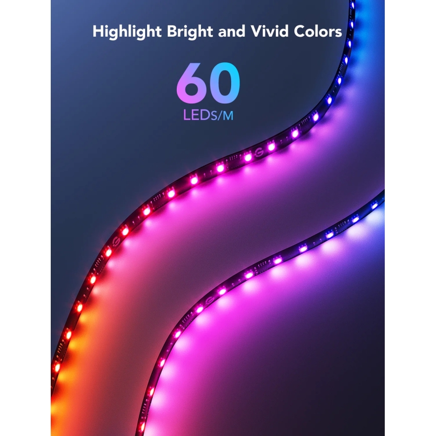 Govee - Dreamview G1 Smart LED RGBIC monitor lighting 27-34" Wi-Fi
