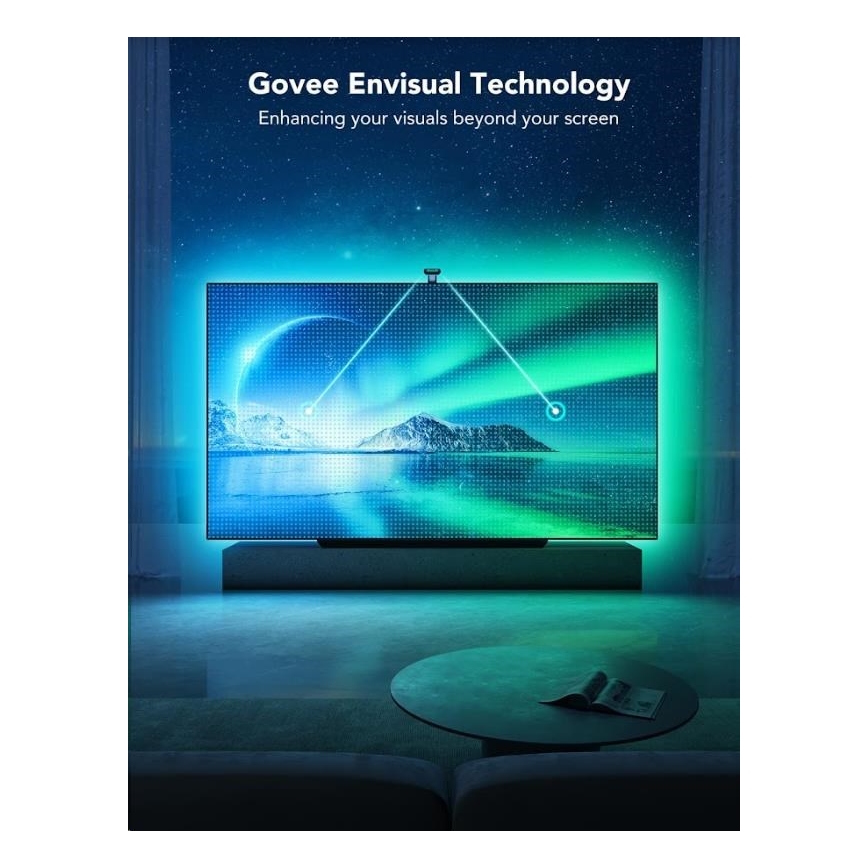 Govee - DreamView T2 DUAL TV 55-65" SMART LED backlight RGBIC Wi-Fi + remote control