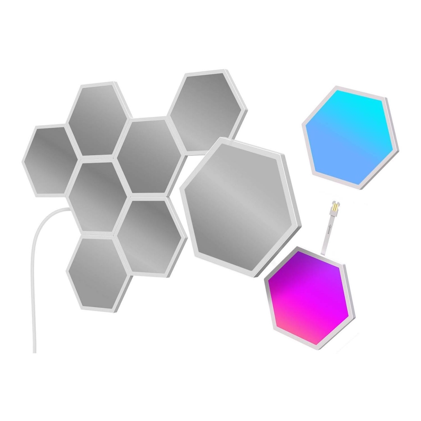 Govee - Extension set 2x LED RGB Dimmable panel LED/7,2W/230V Wi-Fi