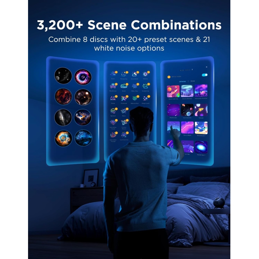 Govee - Galaxy Light Projector 2 Pro, Matter-compatible with Wi-Fi speaker