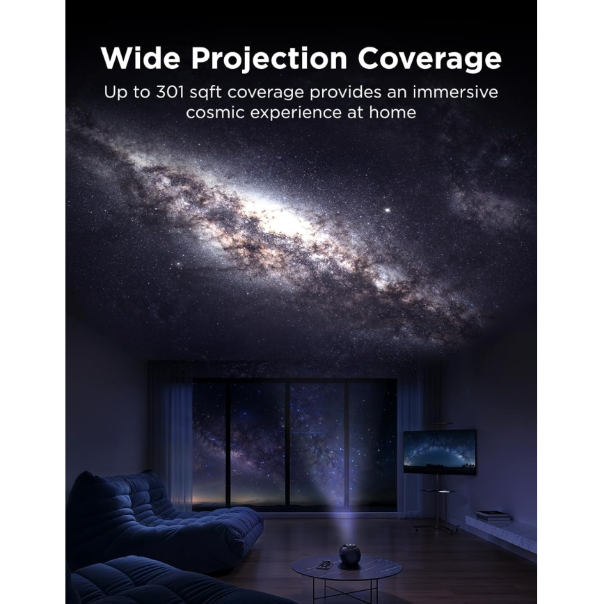 Govee - Galaxy Light Projector 2 Pro, Matter-compatible with Wi-Fi speaker