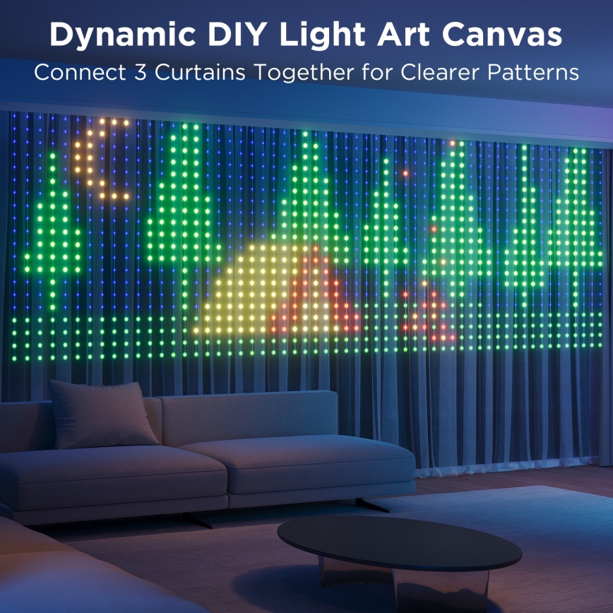 Govee - LED RGB Dimmable outdoor decorative chain LED/15W/230V IP65 Wi-Fi