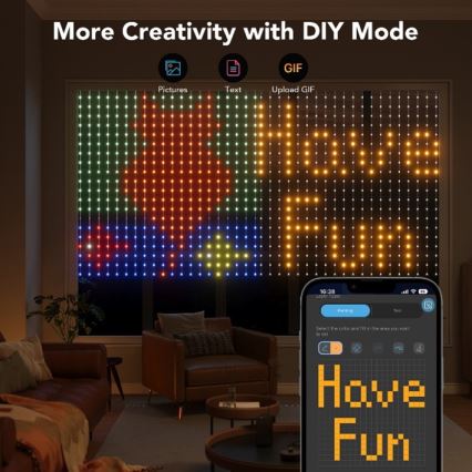 Govee - LED RGB Dimmable outdoor decorative chain LED/15W/230V IP65 Wi-Fi