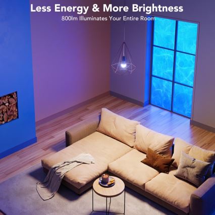 Govee - LED RGBWW Dimmable bulb Smart E27/12W/230V 2700-6500K Wi-Fi