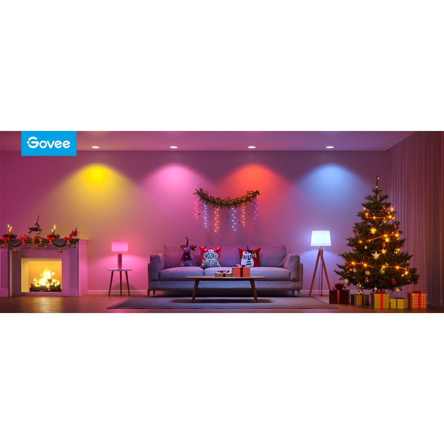 Govee - LED RGBWW Dimmable bulb Smart E27/12W/230V 2700-6500K Wi-Fi
