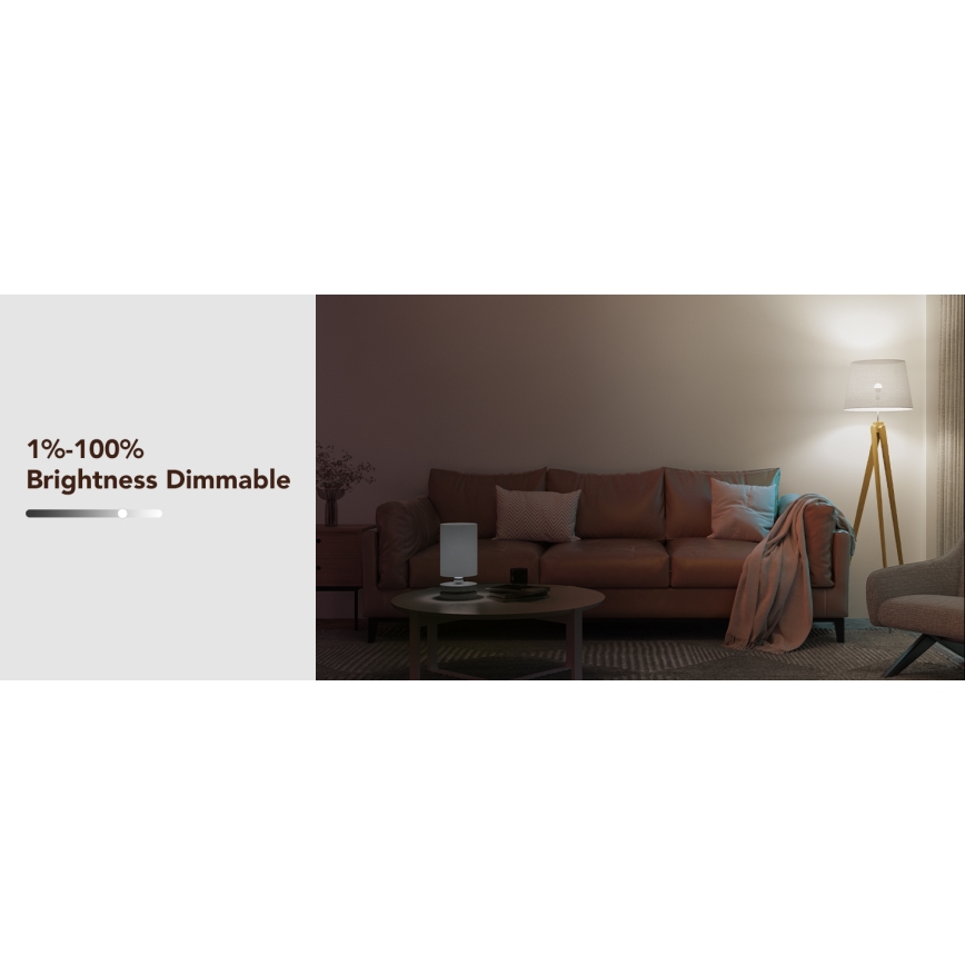 Govee - LED RGBWW Dimmable bulb Smart E27/12W/230V 2700-6500K Wi-Fi