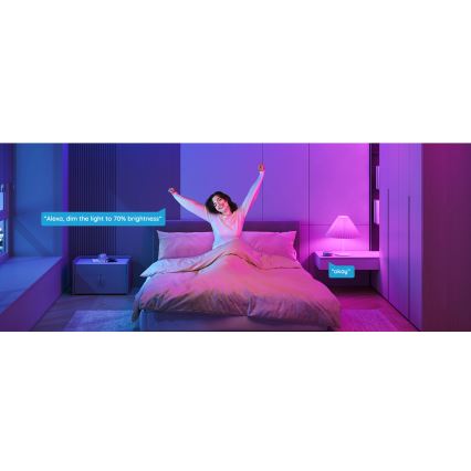 Govee - LED RGBWW Dimmable bulb Smart E27/12W/230V 2700-6500K Wi-Fi