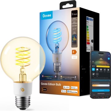 Govee - LED RGBWW Dimmable Bulb Smart MATTER G80 E27/5W/230V 2700-6500K Wi-Fi