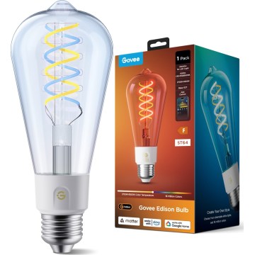 Govee - LED RGBWW Dimmable Bulb Smart MATTER ST64 E27/5W/230V 2700-6500K Wi-Fi