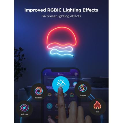Govee - Neon 2 MATTER 3m Flexible RGBIC LED Strip with Wi-Fi